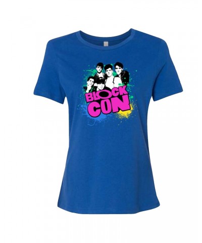 New Kids On The Block BLOCKCON Splatter Ladies Tee $12.73 Shirts